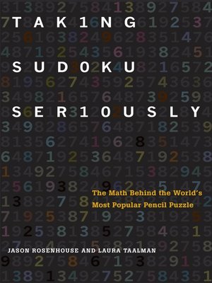 cover image of Taking Sudoku Seriously